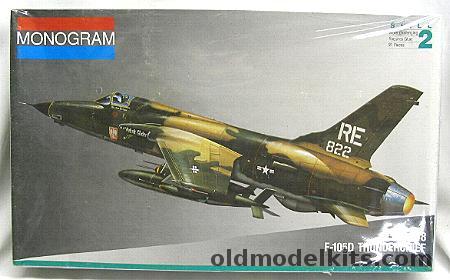 Monogram 1/48 Republic F-105D Thunderchief, 5812 plastic model kit